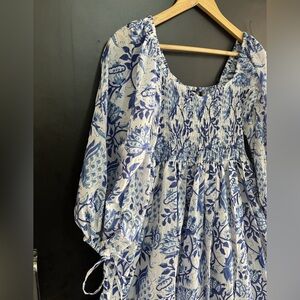 NWT Growkrati Cotton Print Dress